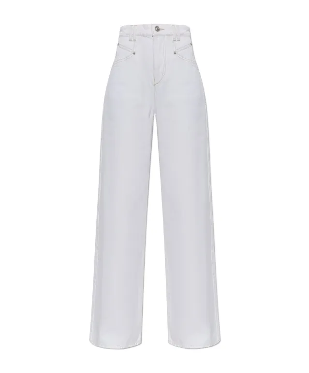 Belt Loop Denim Trousers
