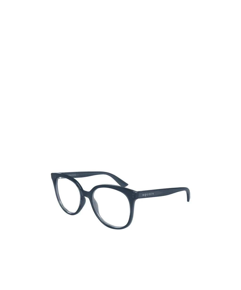 Alexander Mcqueen Eyewear Round Frame Glasses