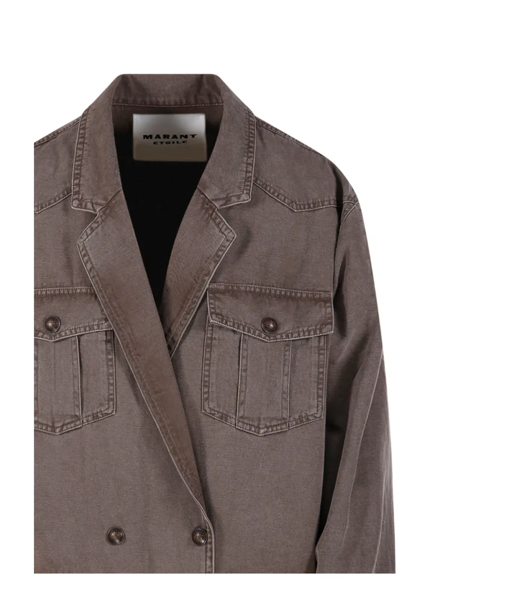 Isabel Marant ÉToile Nevala Double-Breasted Blazer