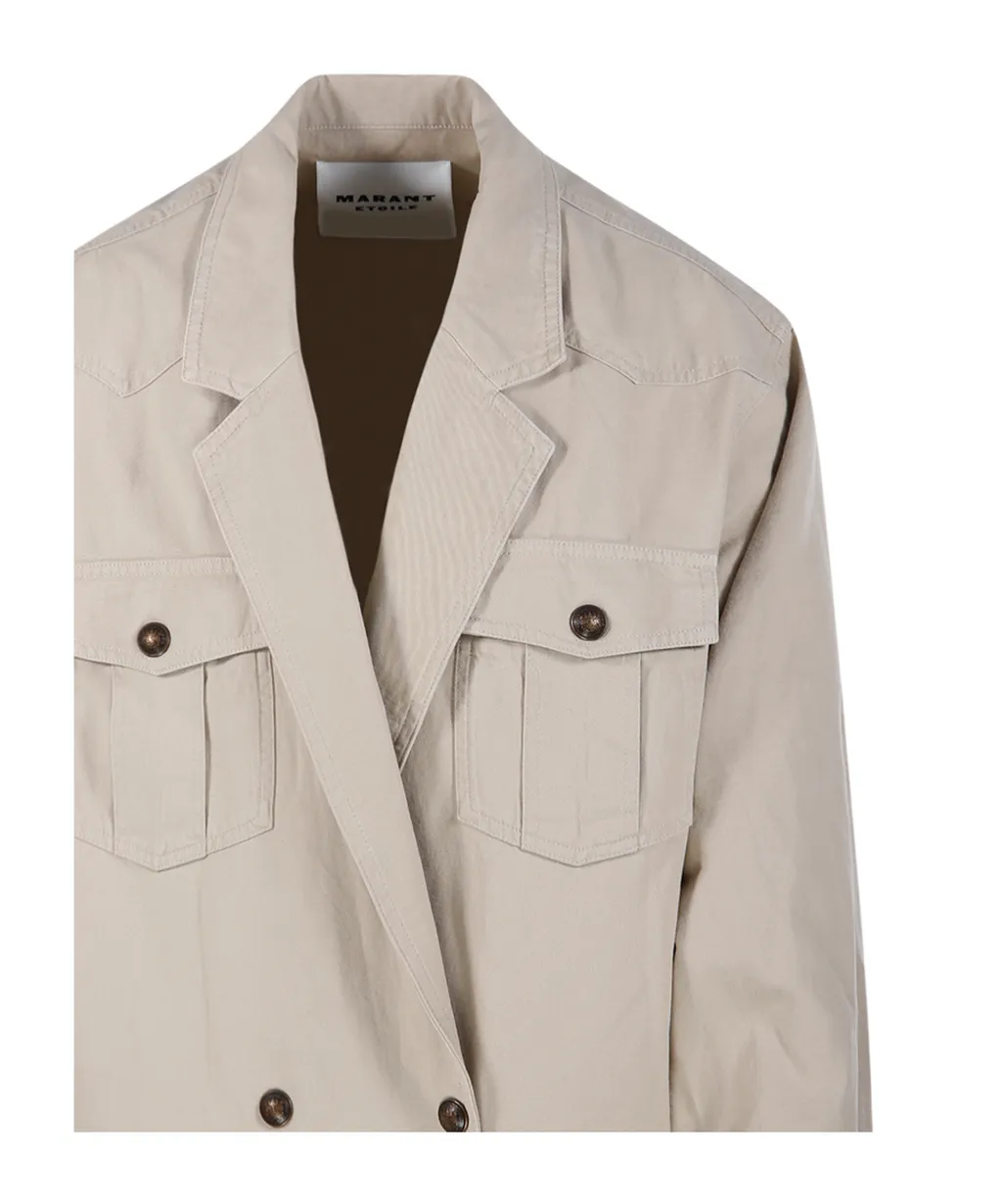 Isabel Marant ÉToile Nevala Double-Breasted Blazer