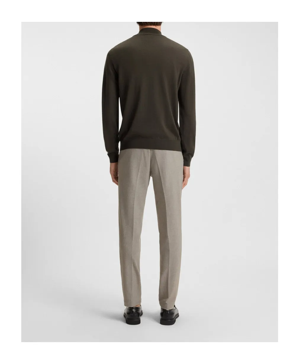 Ebenji Zip-Neck Wool Sweater