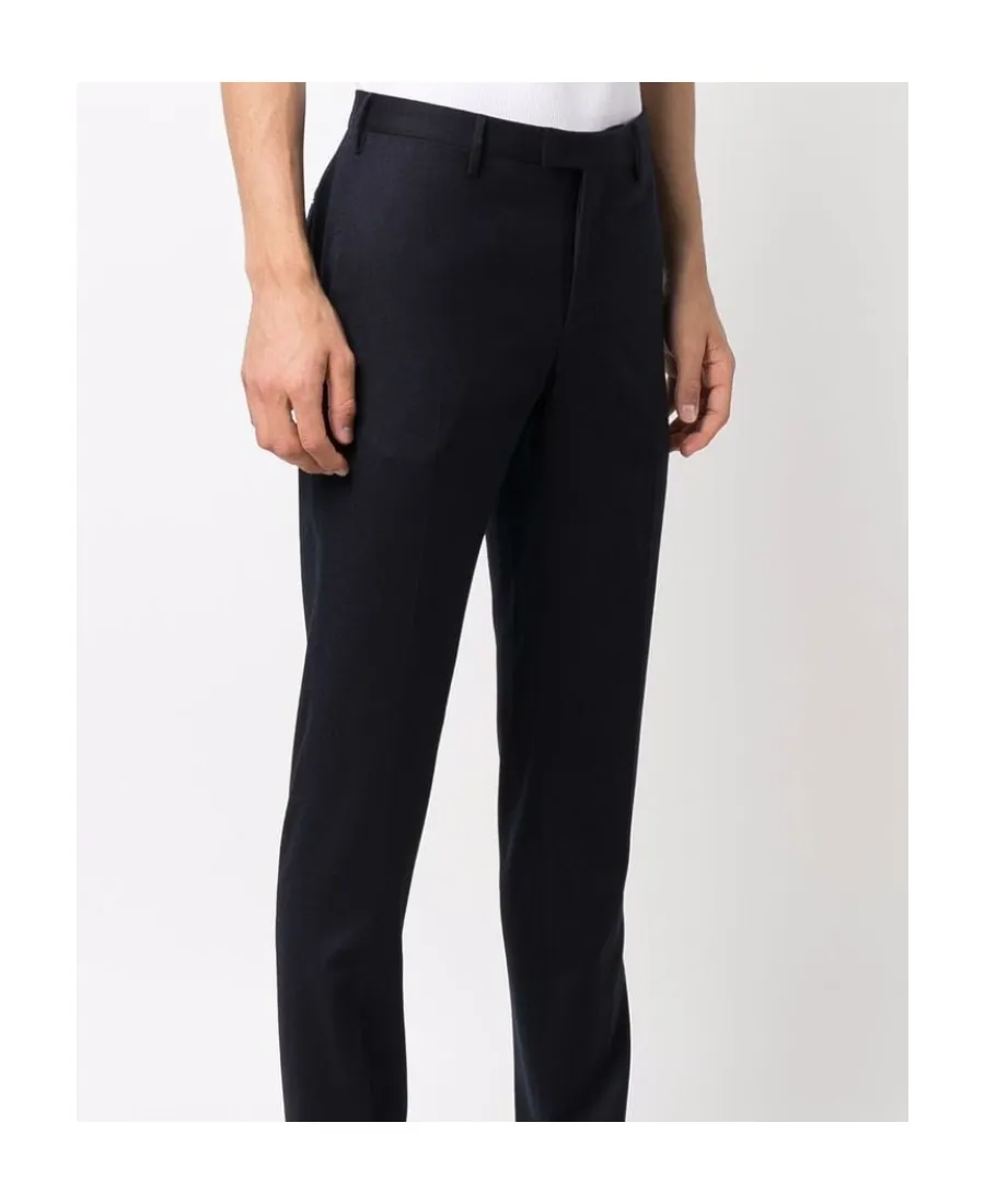 Slim-Cut Tailored Trousers