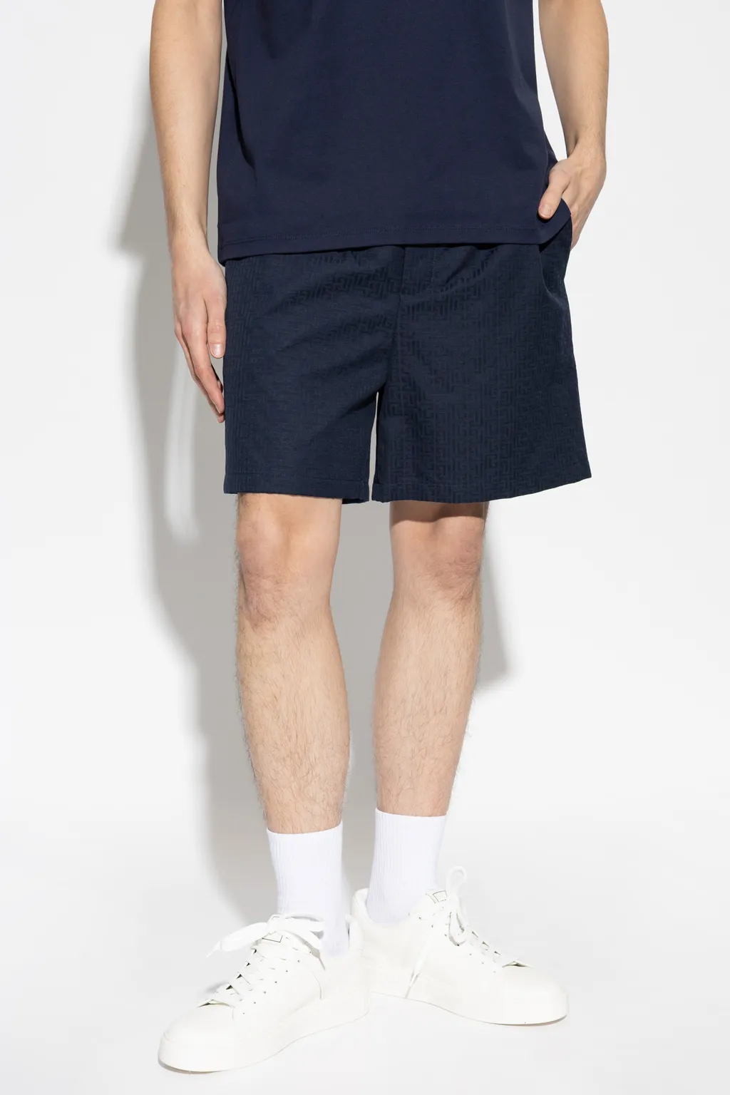 Monogram-Pattern Bermuda Shorts