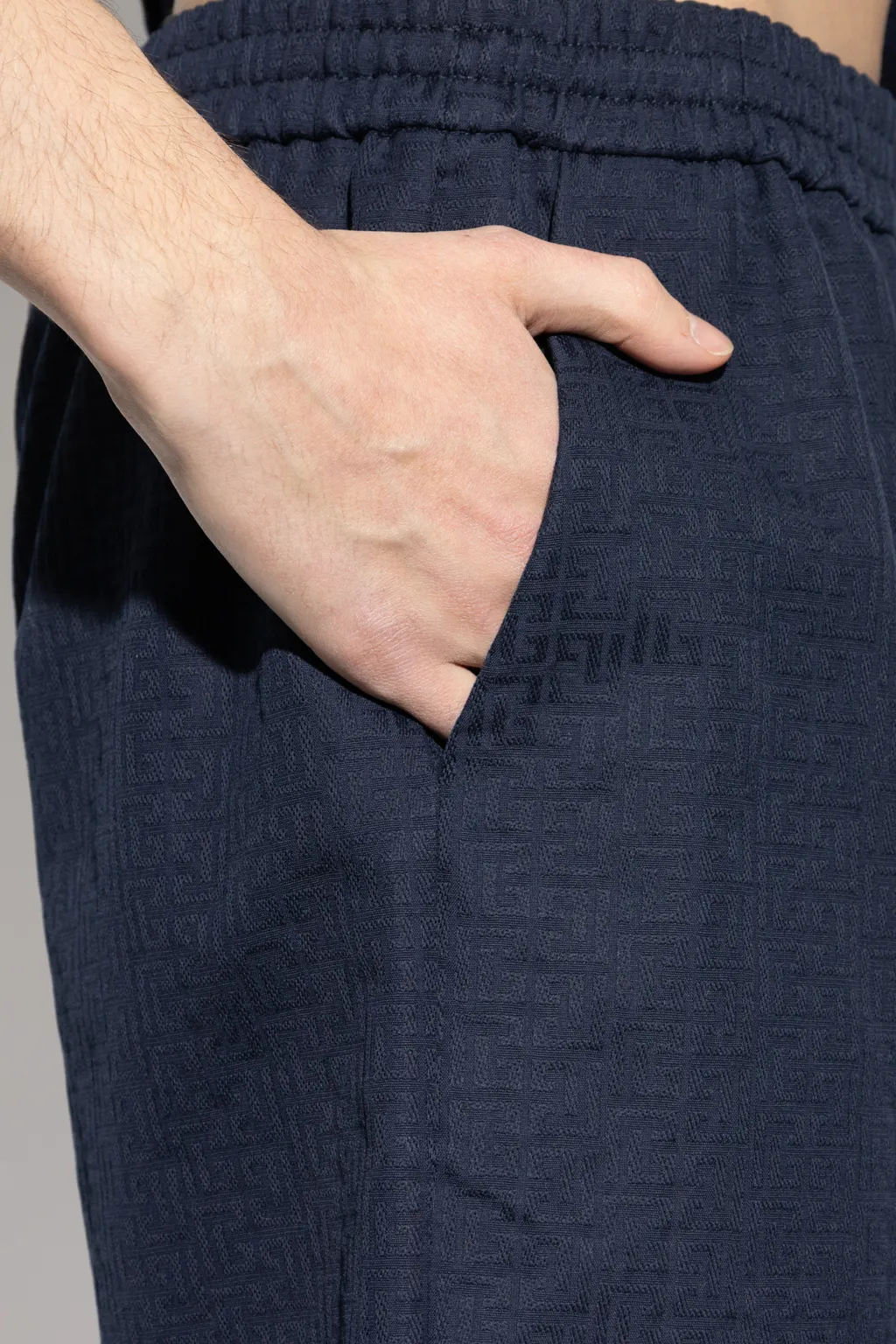 Monogram-Pattern Bermuda Shorts