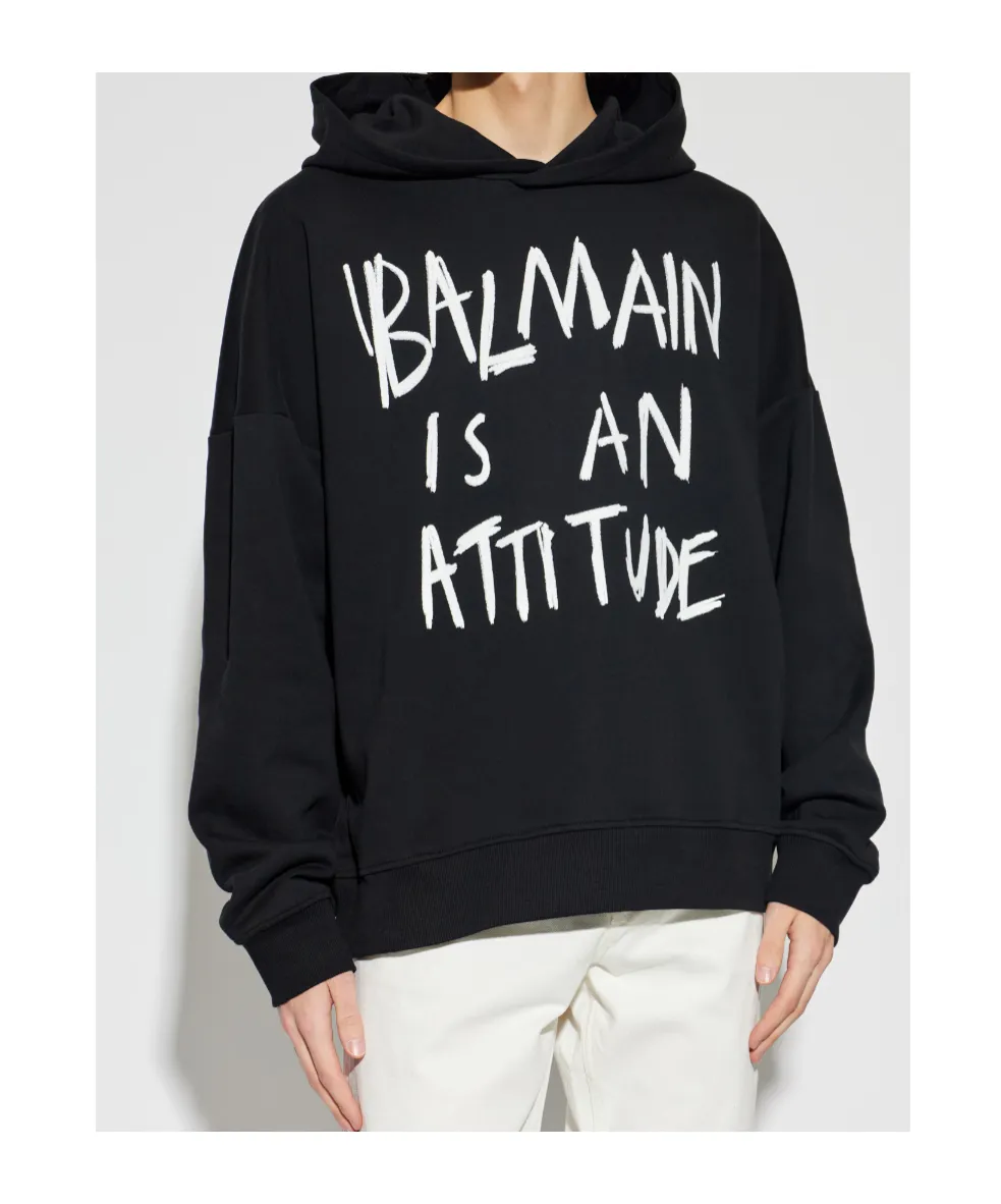 Long-Sleeved Cotton Hoodie