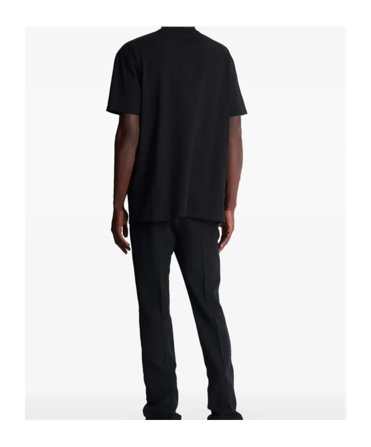Balmain Logo Printed Crewneck T-Shirt
