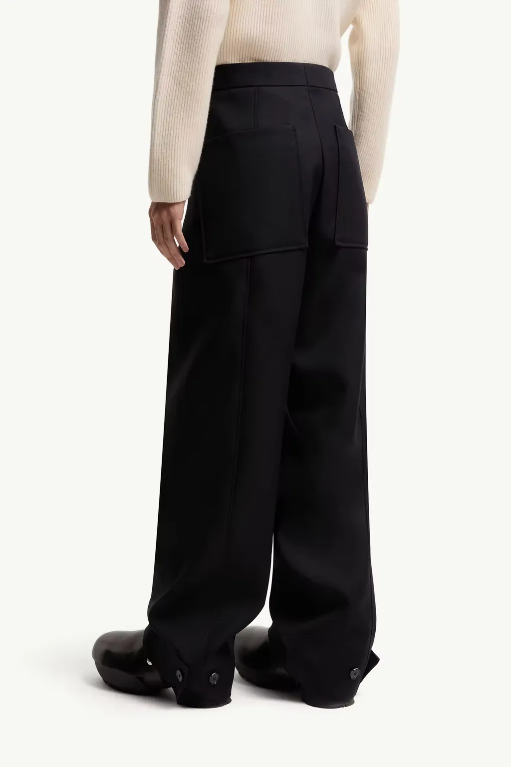 Moncler X Jil Sander Gabardine Tailored Trousers
