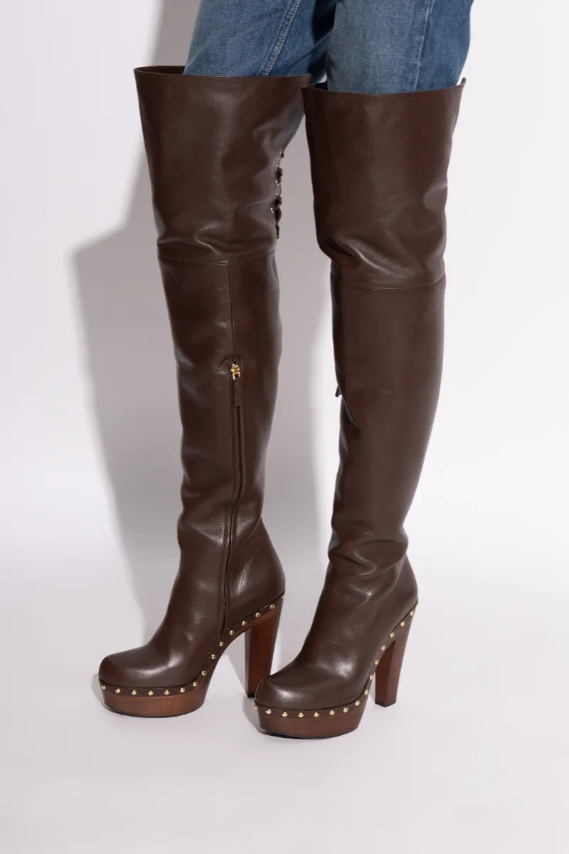 Chlo Lola Over-The-Knee Heeled Boots