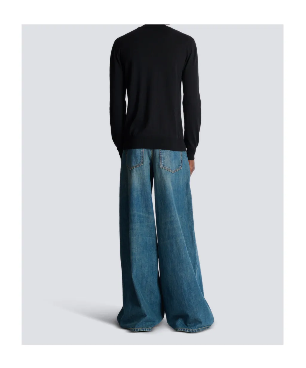 Fine Silk And Cotton Jumper