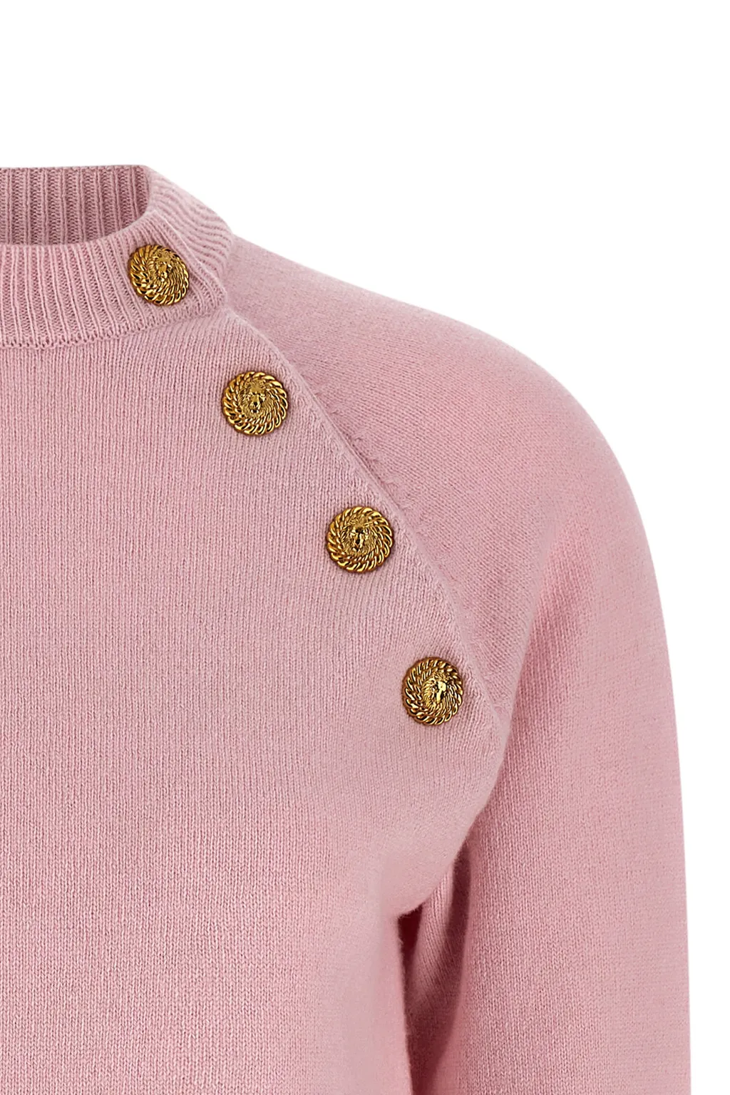 Balmain Long Sleeved Buttoned Jumper