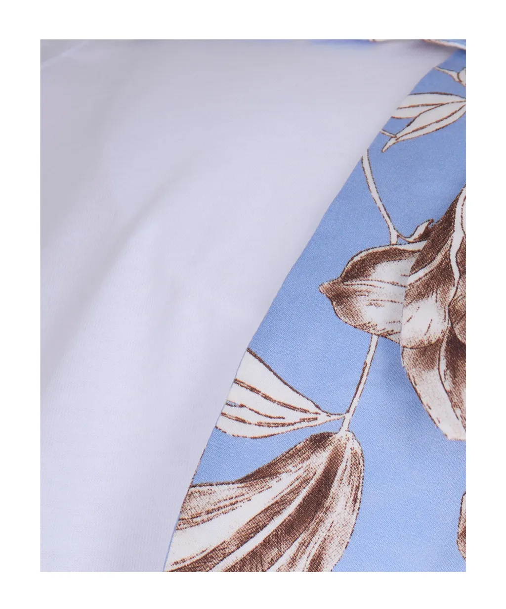 Liu Jo Floral Printed Sleeve T-Shirt