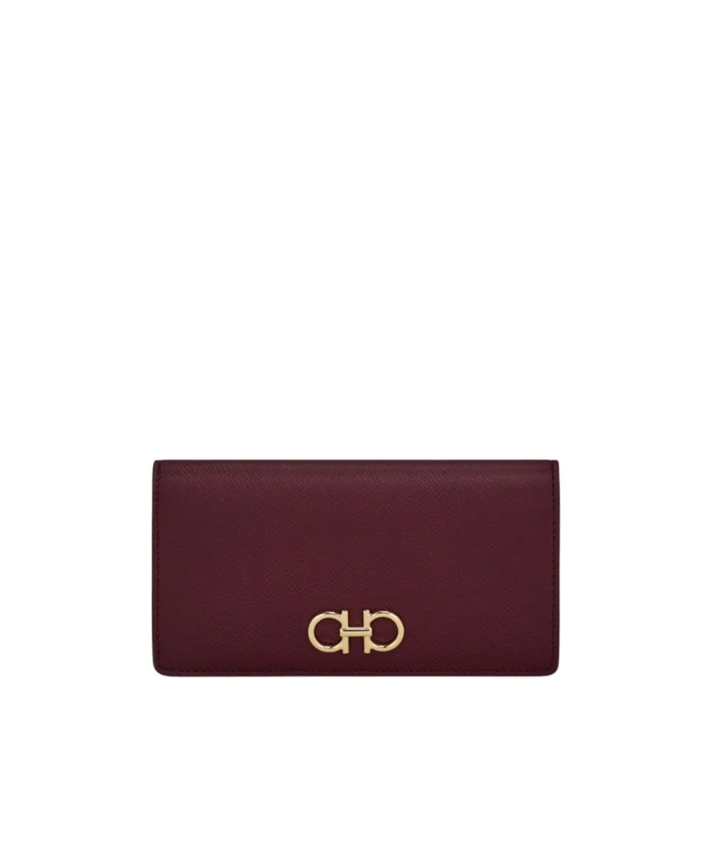 Continental Logo-Detail Leather Wallet