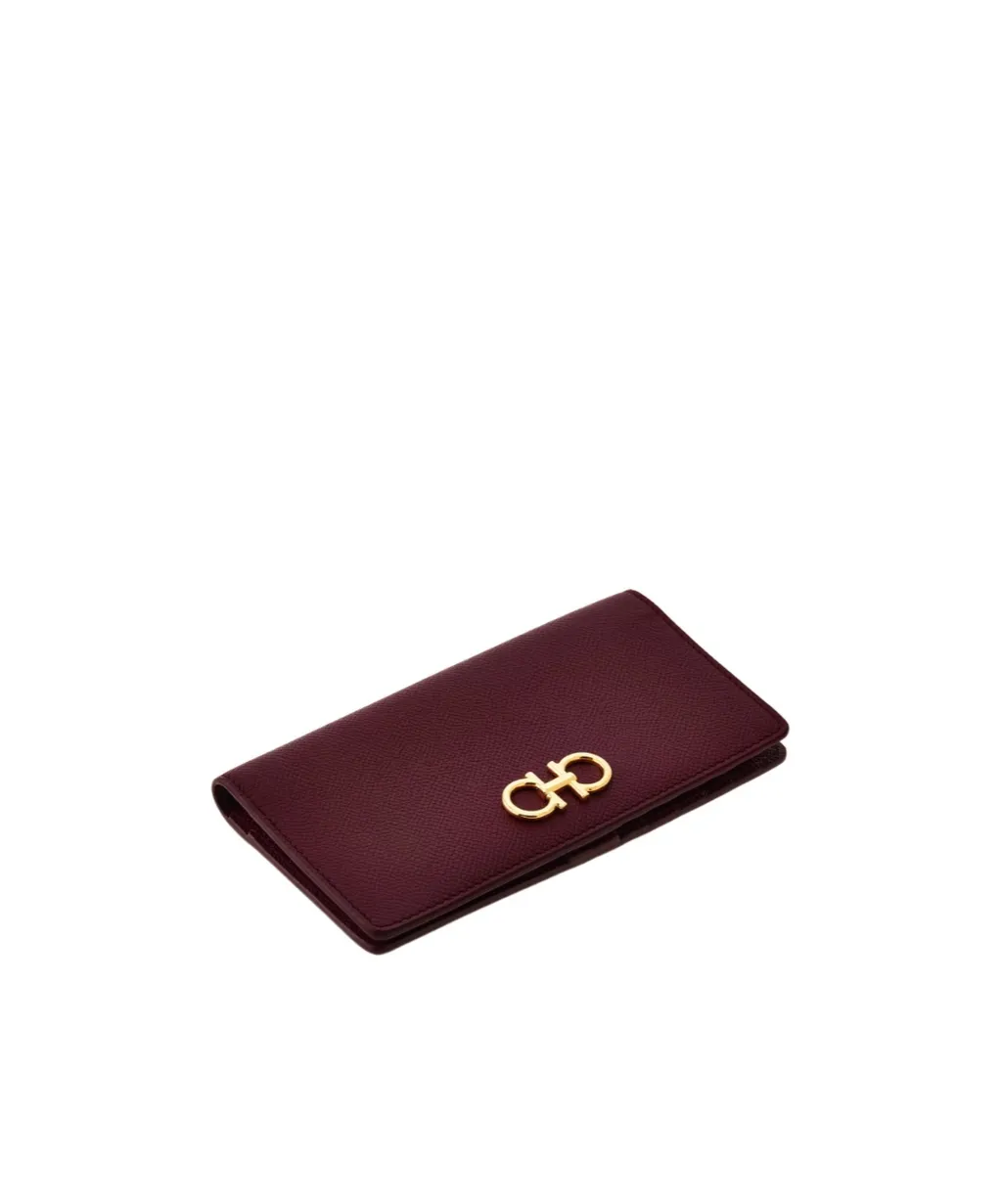 Continental Logo-Detail Leather Wallet