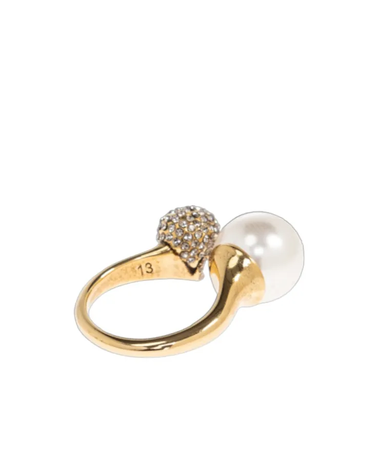 Alexander Mcqueen Skull Embellished Ring