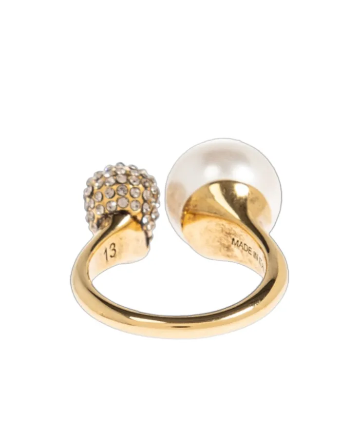 Alexander Mcqueen Skull Embellished Ring