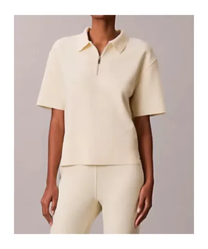 Calvin Klein Half Zip Polo T-Shirt