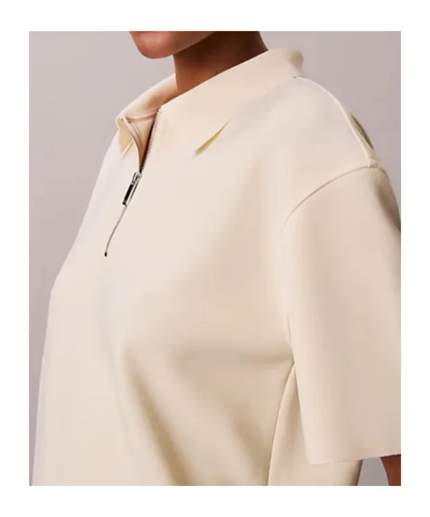 Calvin Klein Half Zip Polo T-Shirt