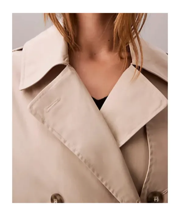 Buttoned Belted Jacket