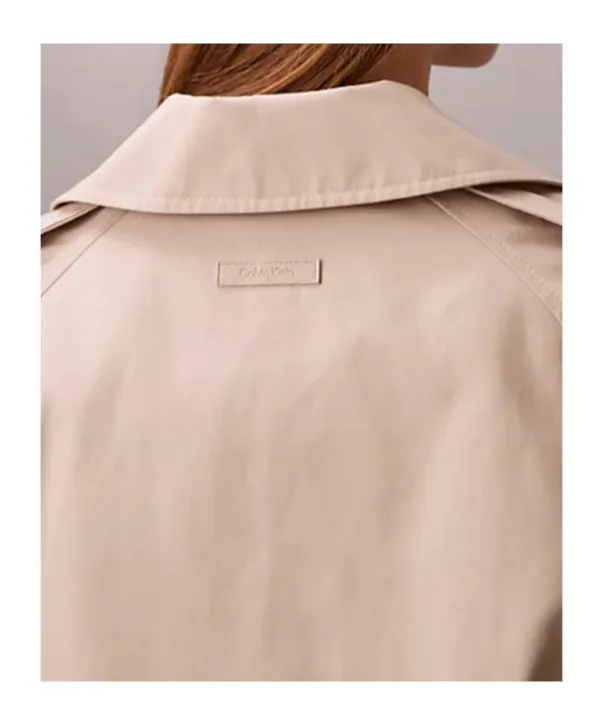 Buttoned Belted Jacket