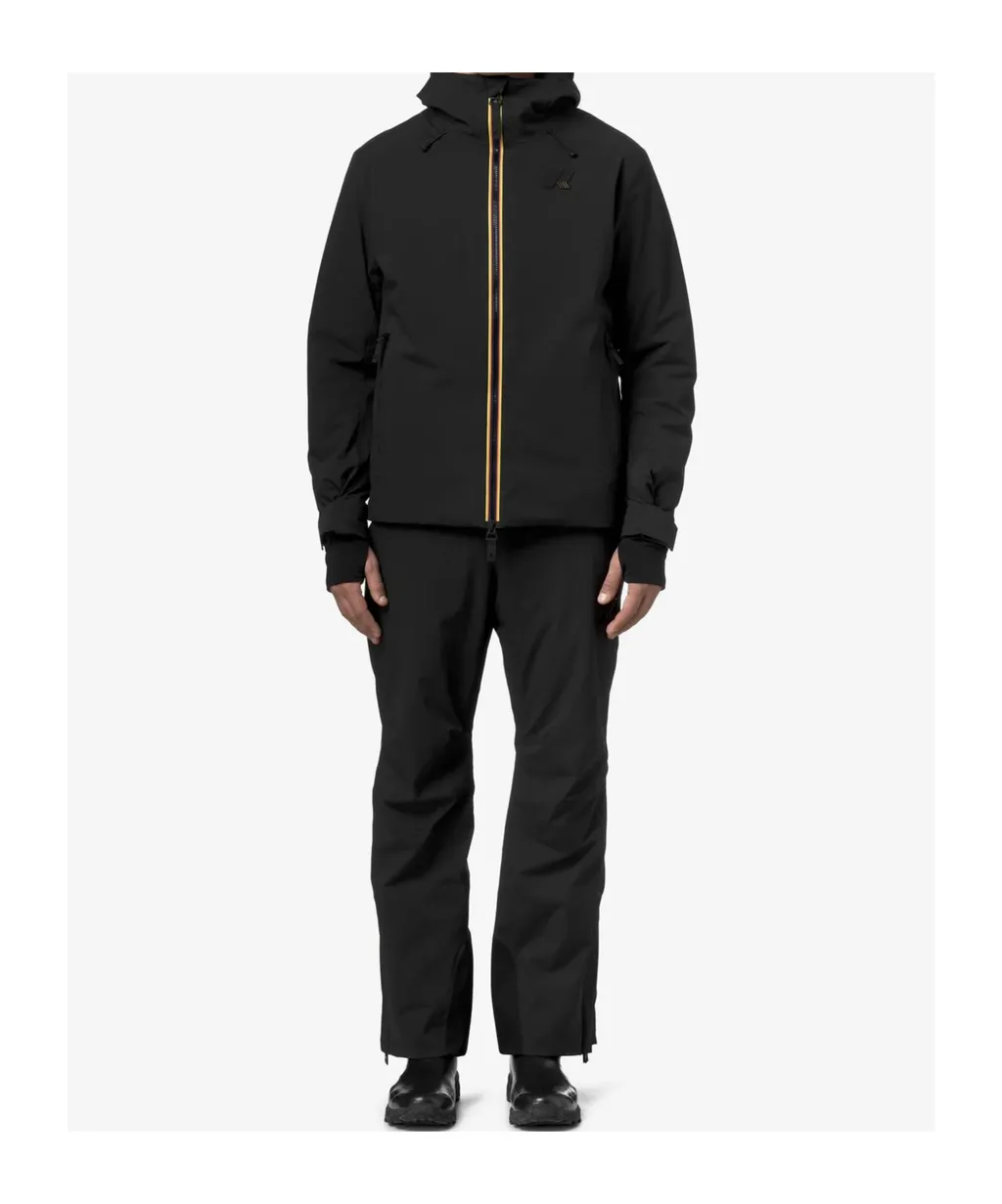K-Way Logo Detailed Straight-Leg Trousers