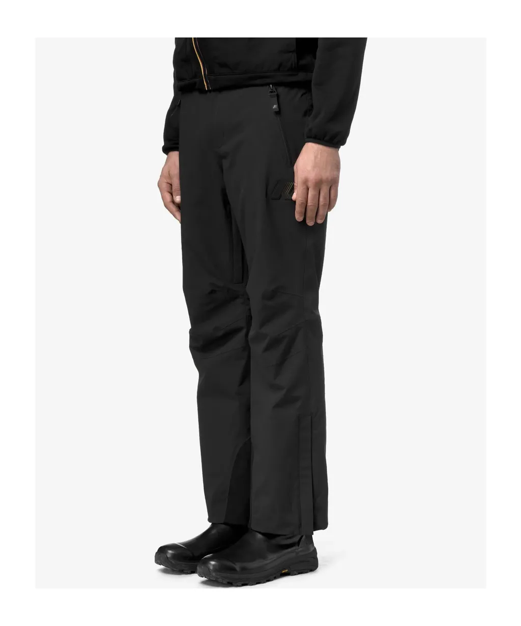 K-Way Logo Detailed Straight-Leg Trousers