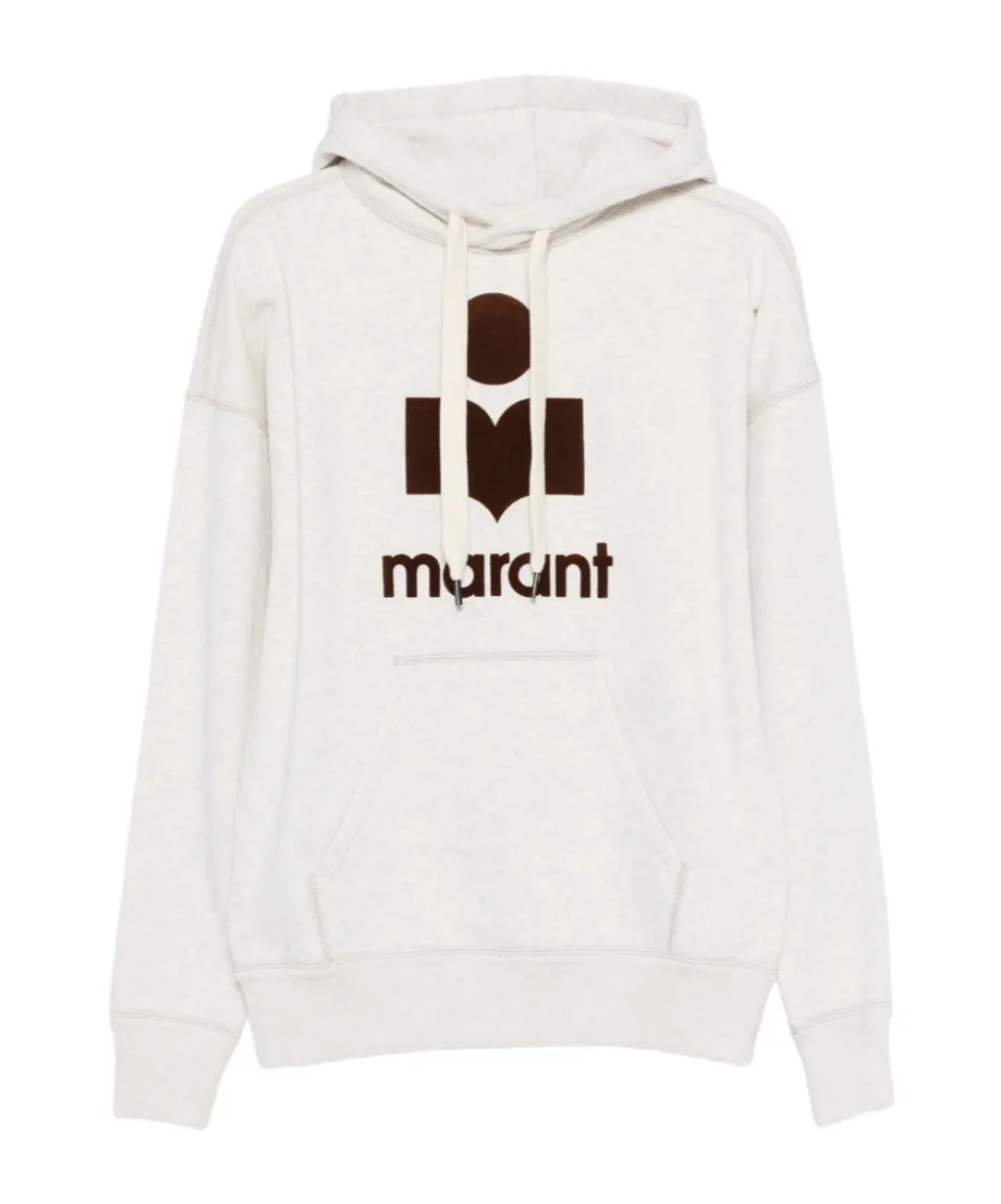Isabel Marant ÉToile Mansel Logoo Printed Drawstring Hoodie