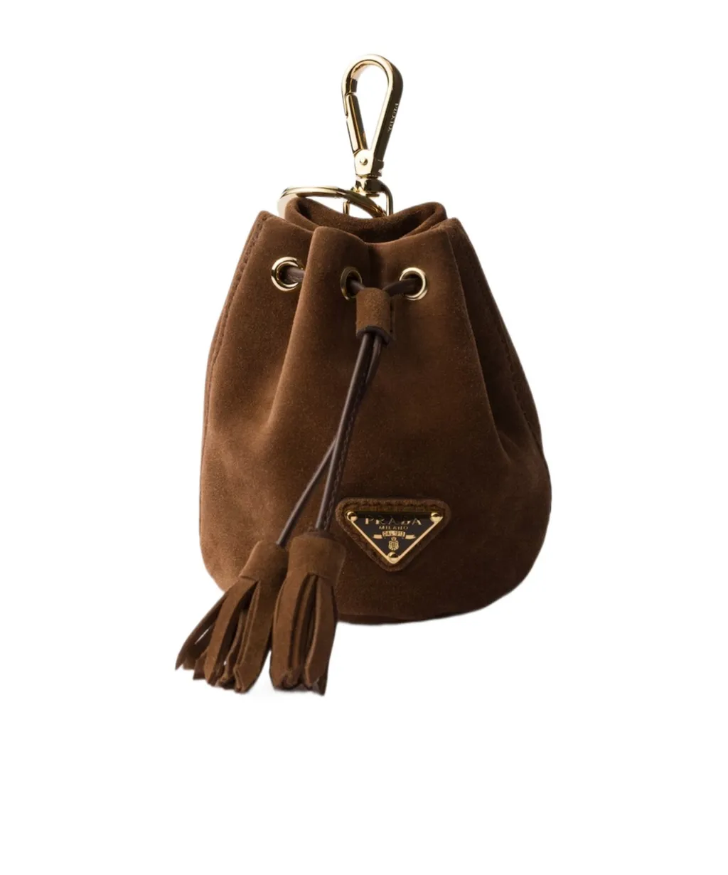 Mini Icon Suede Keychain Charm