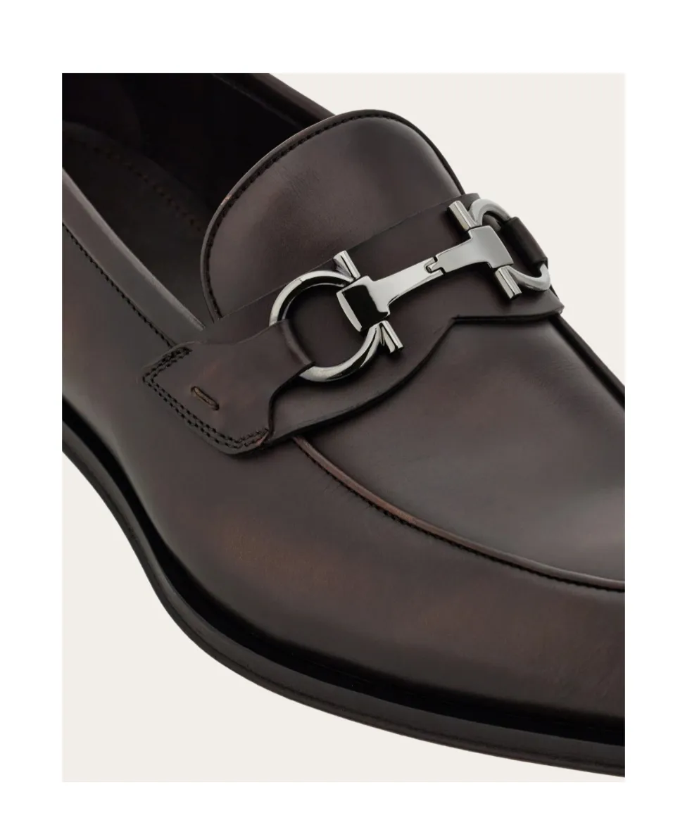 Loafer With Gancini Buckle