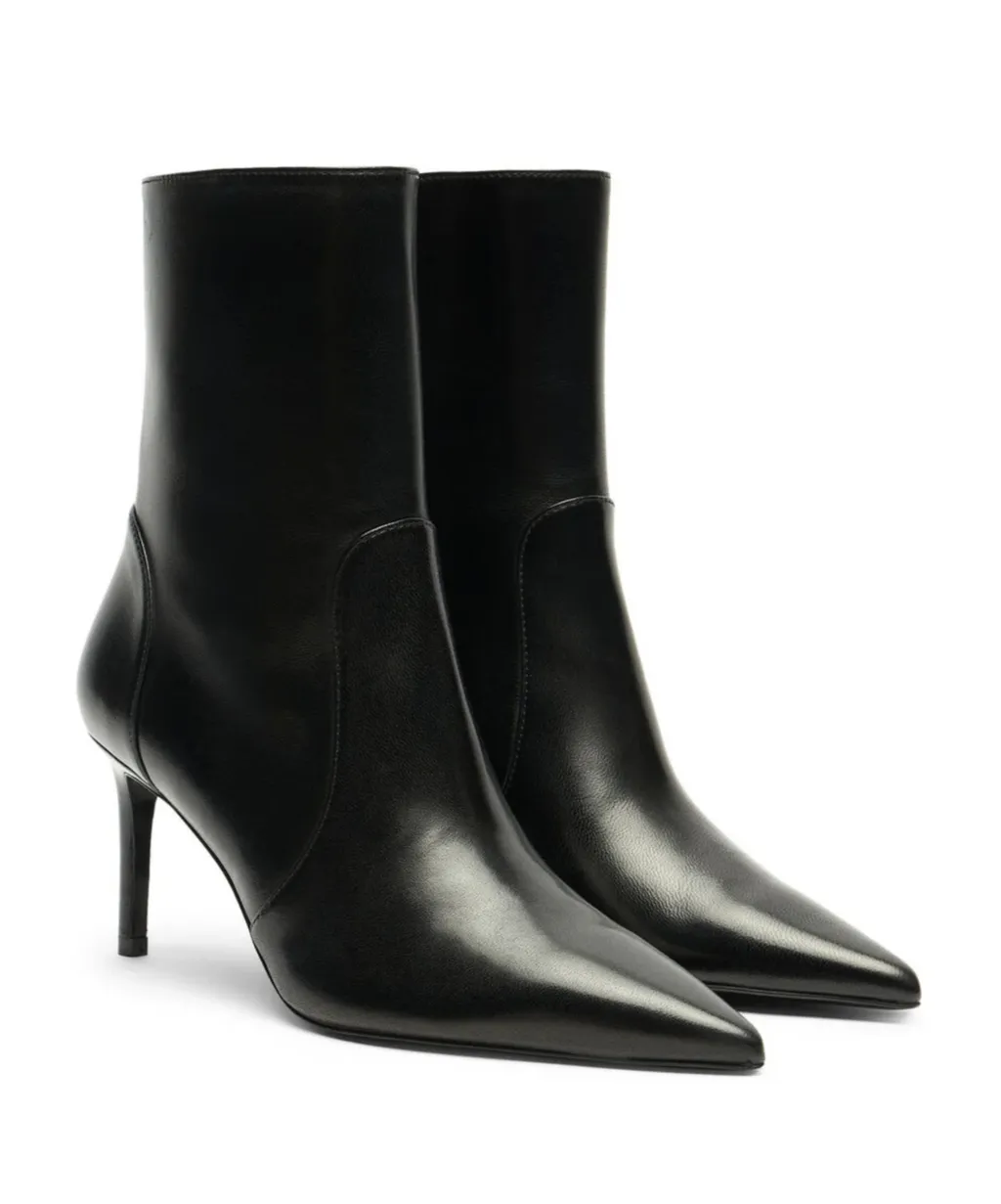 Pointed-Toe Ankle Boots