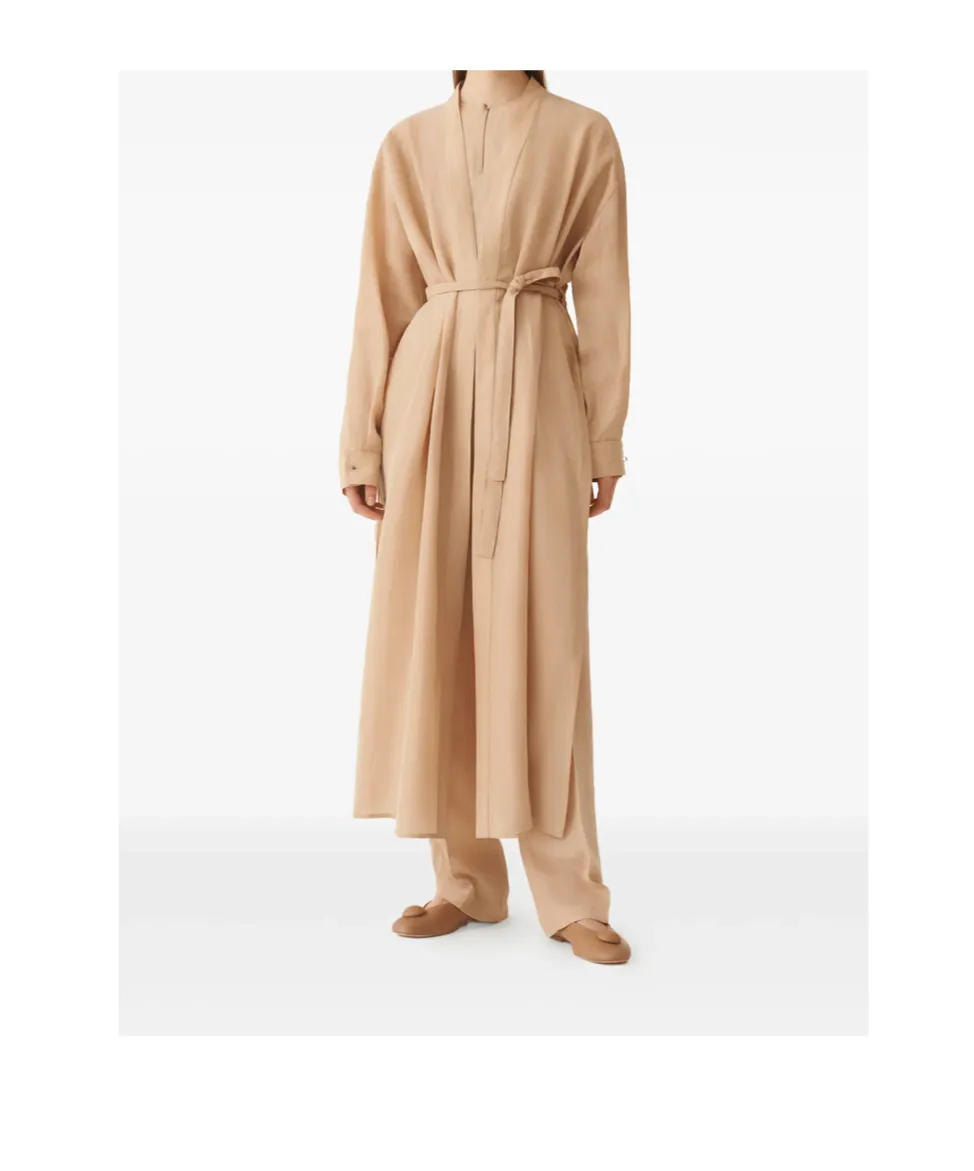 Fabiana Filipp Belted Waist Long Shirt