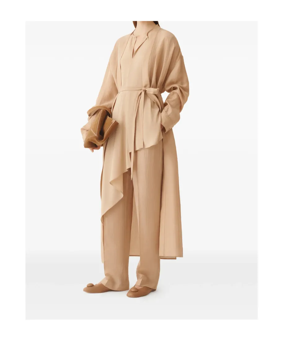 Fabiana Filipp Belted Waist Long Shirt
