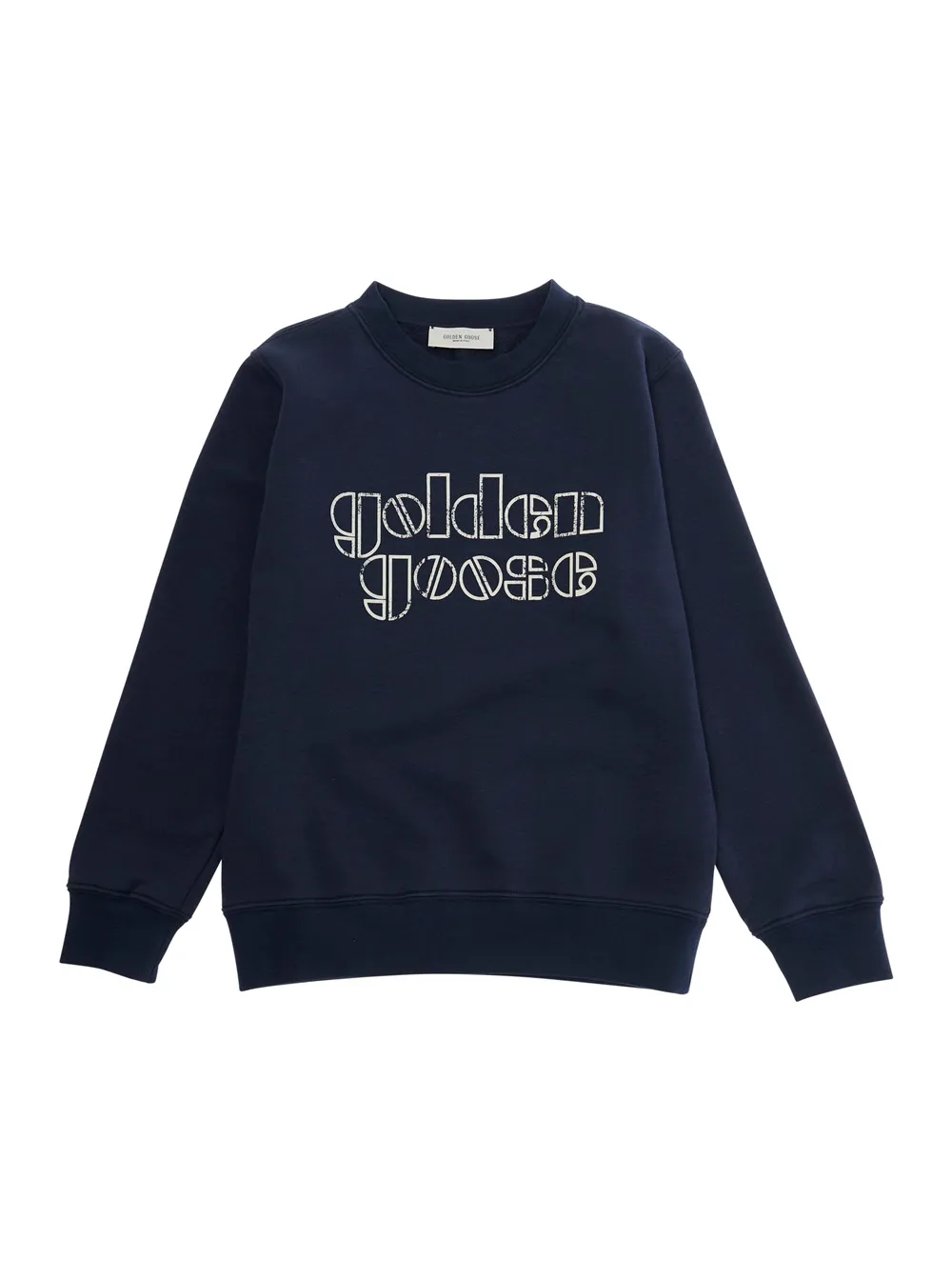 Golden Goose Kids Journey Contrasting Logo Sweatshirt