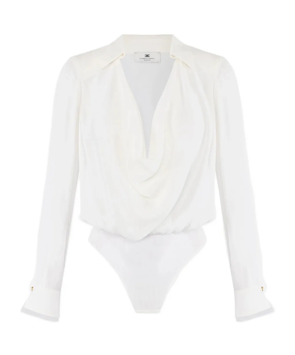 Elisabetta Franchi Georgette Bodysuit