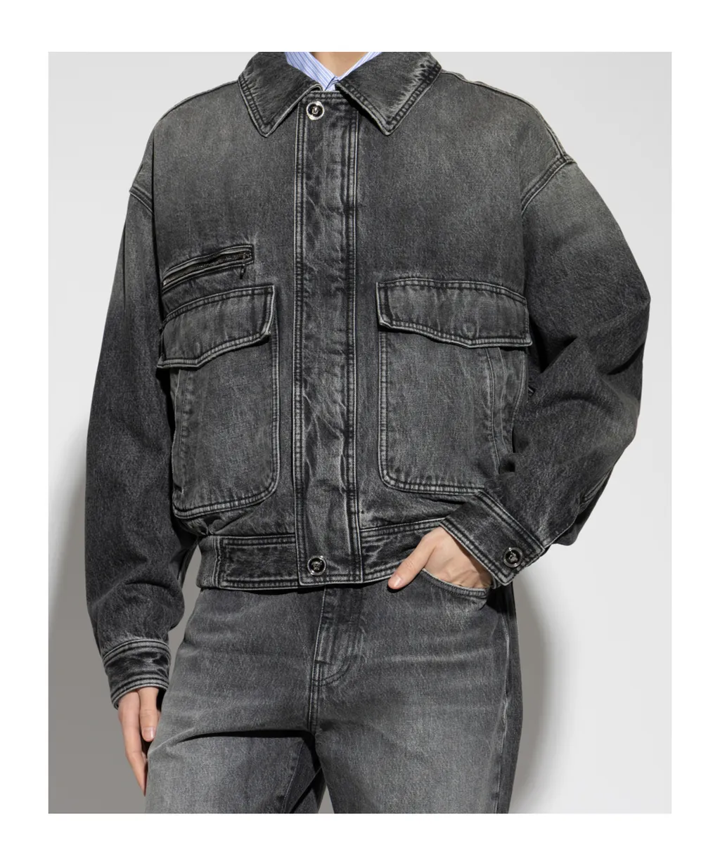 Versace Long-Sleeved Denim Jacket