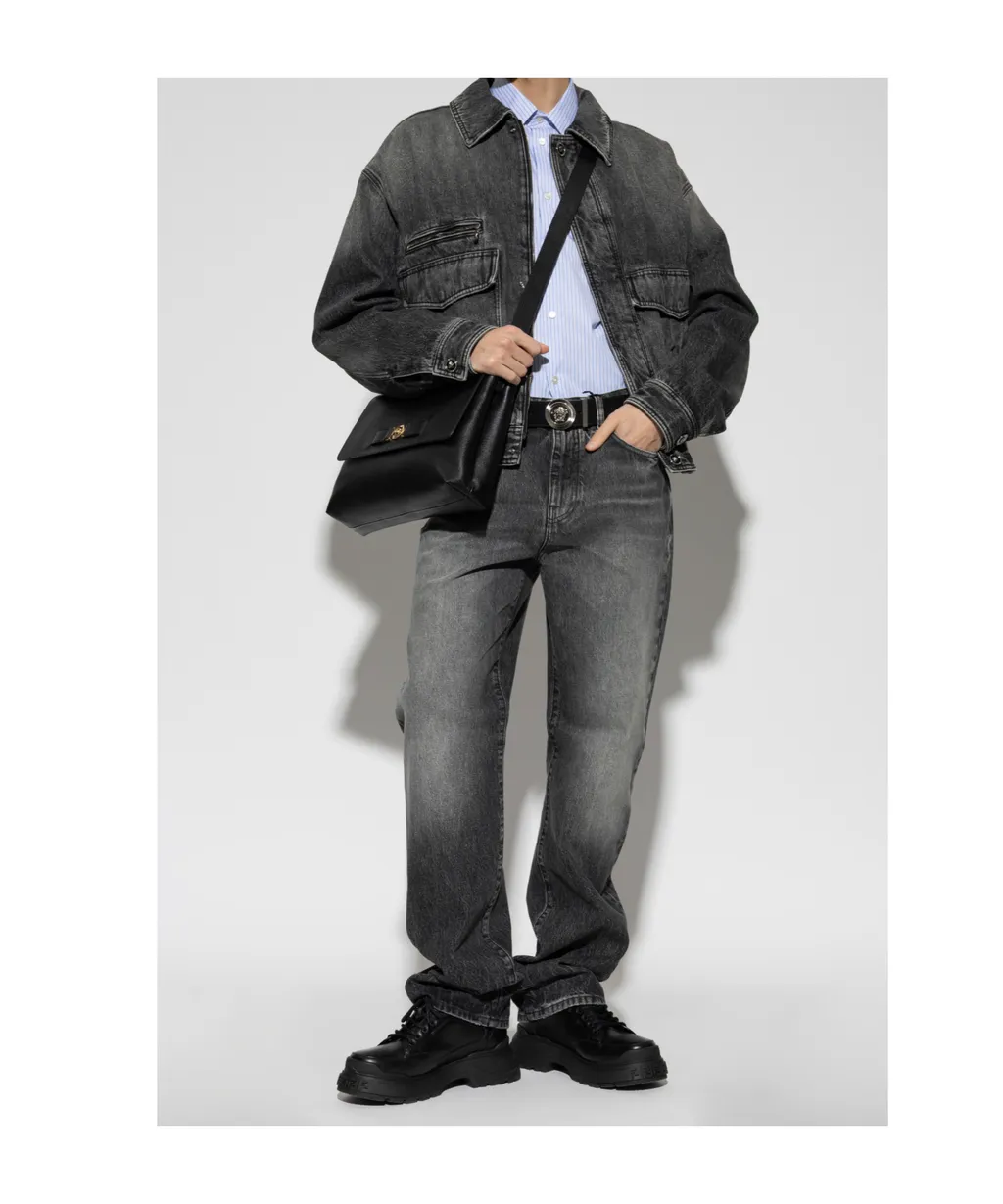 Versace Long-Sleeved Denim Jacket