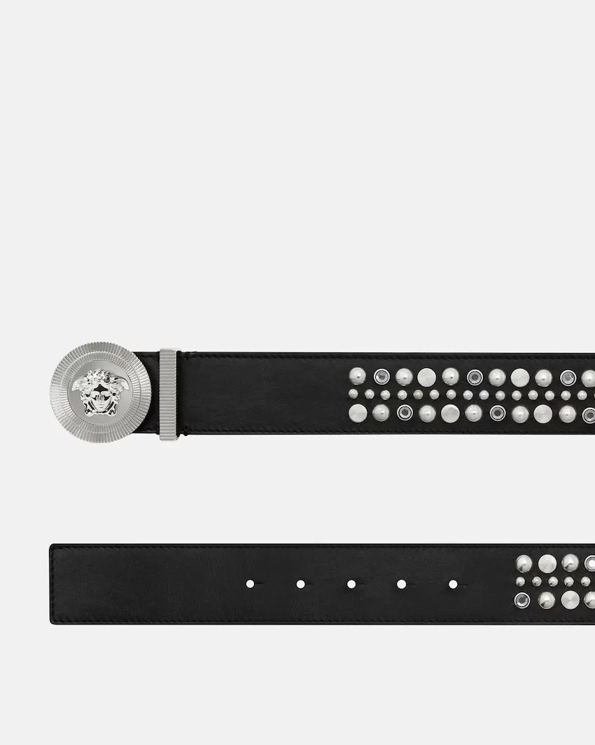 Versace Medusa Biggie Embellished Belt