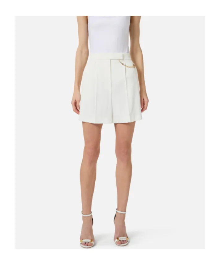 Elisabetta Franchi Logo Shorts