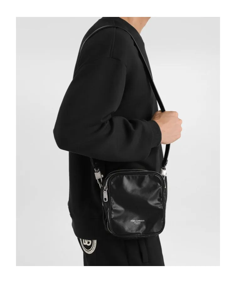 Zippered Shoulder Bag