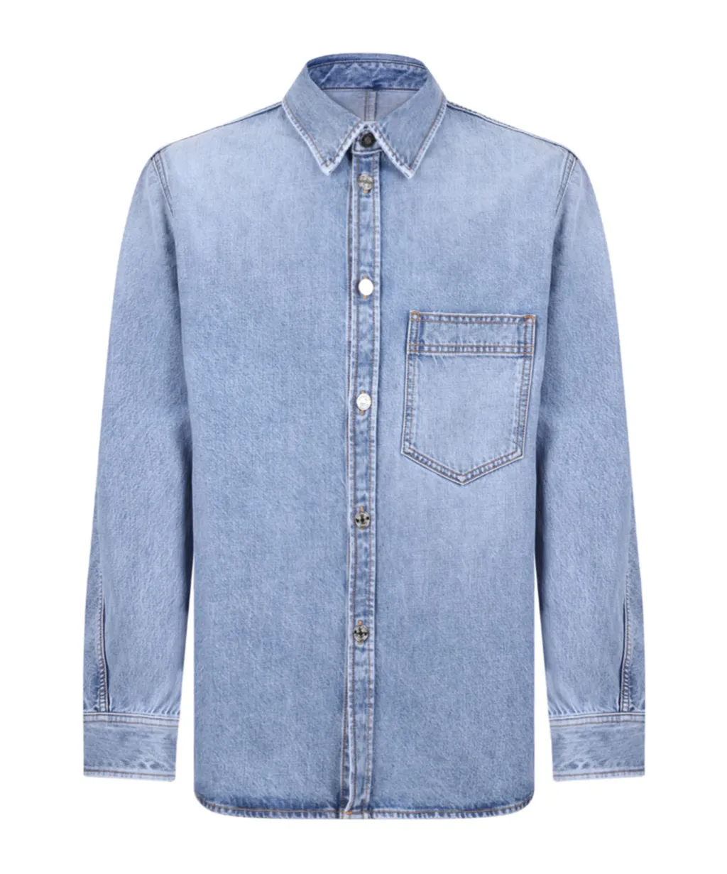 Givenchy Long Sleeved Denim Overshirt