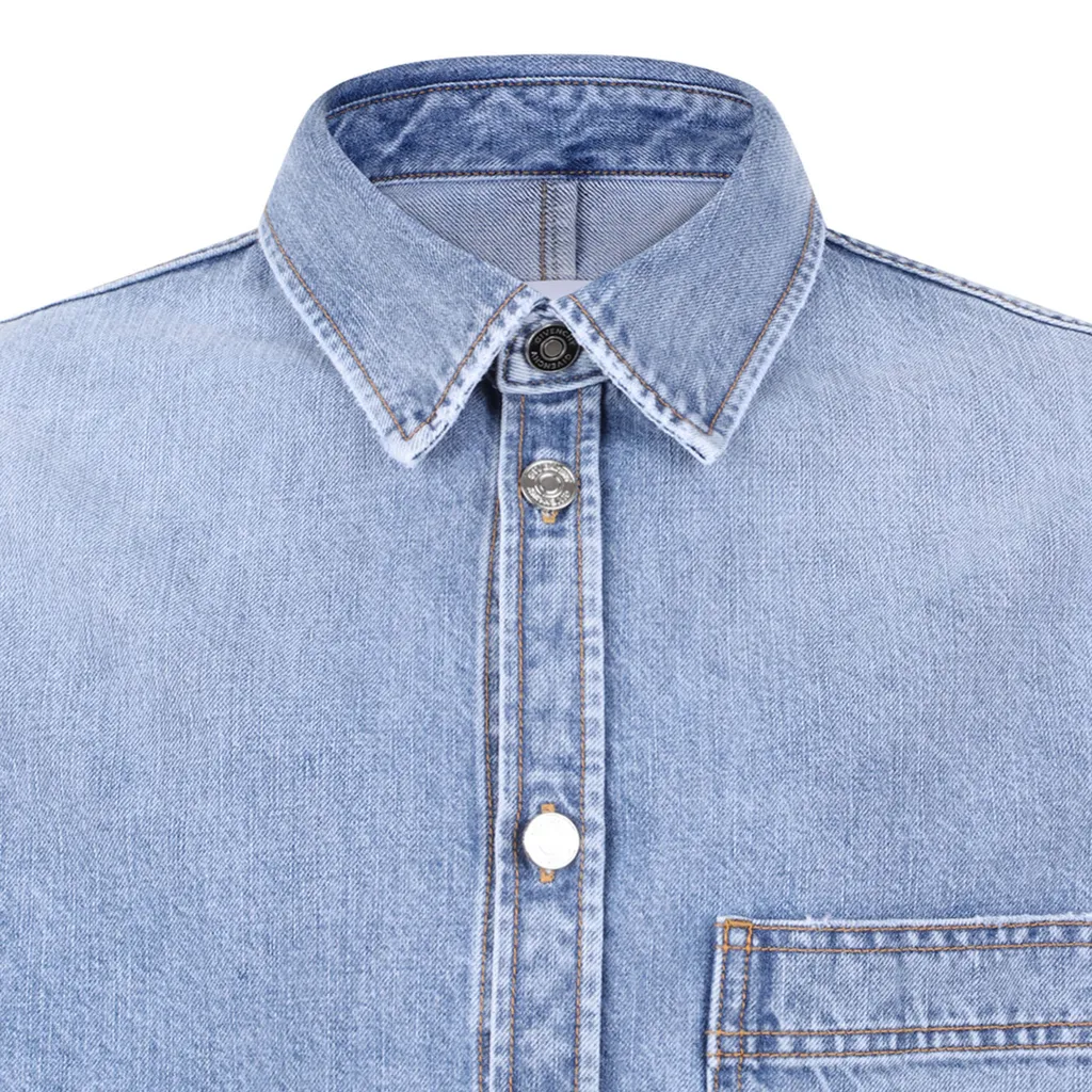 Givenchy Long Sleeved Denim Overshirt