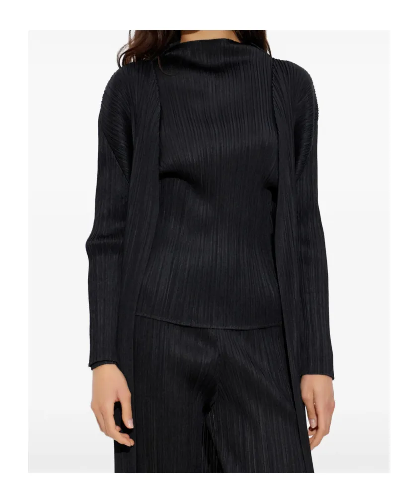 Pleats Please Issey Miyake Pleated Coat