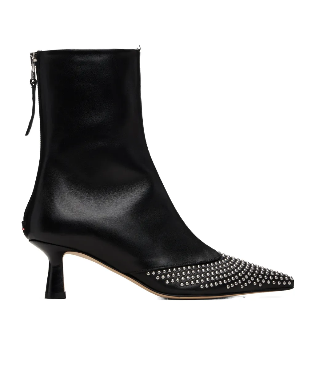 Aeyde Sila Mini Stud Leather Boots