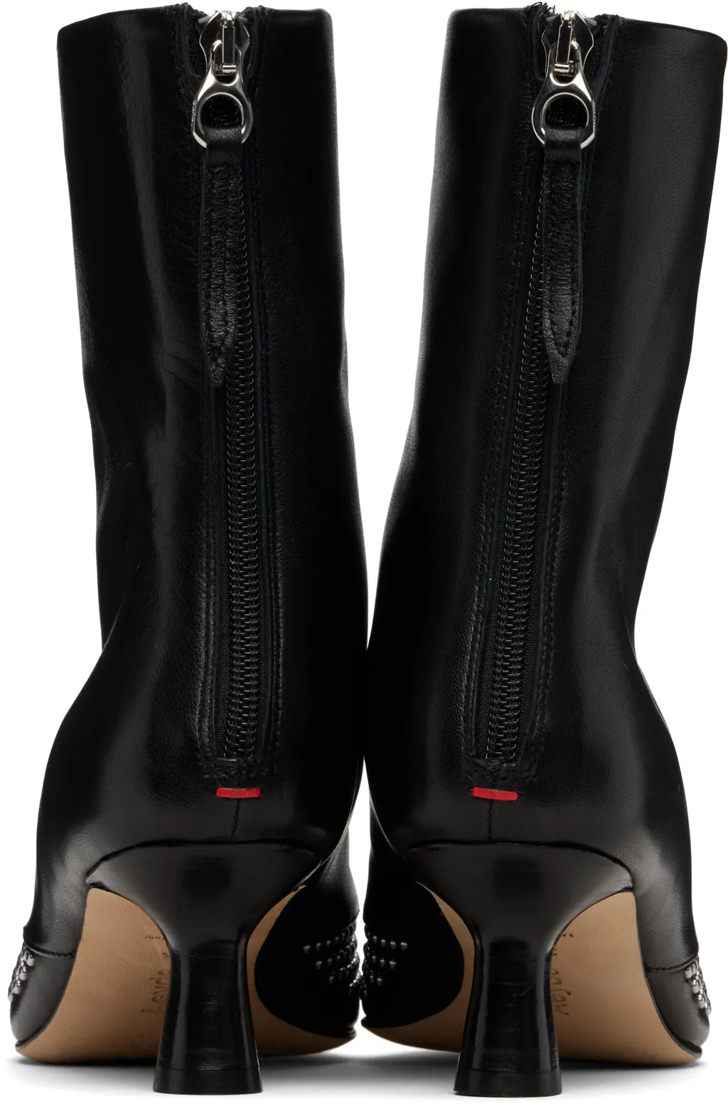Aeyde Sila Mini Stud Leather Boots