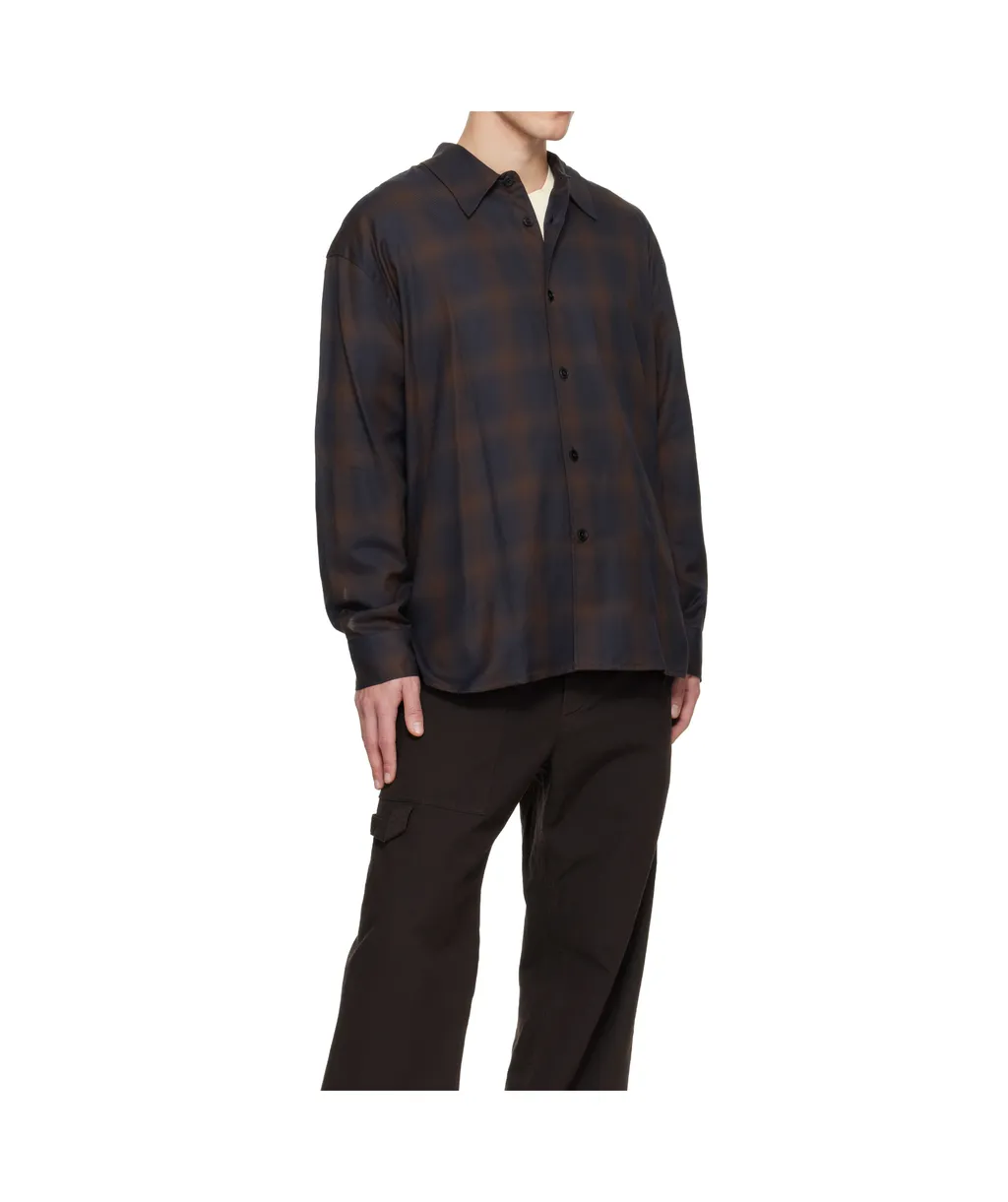 Checked-Pattern Shirt