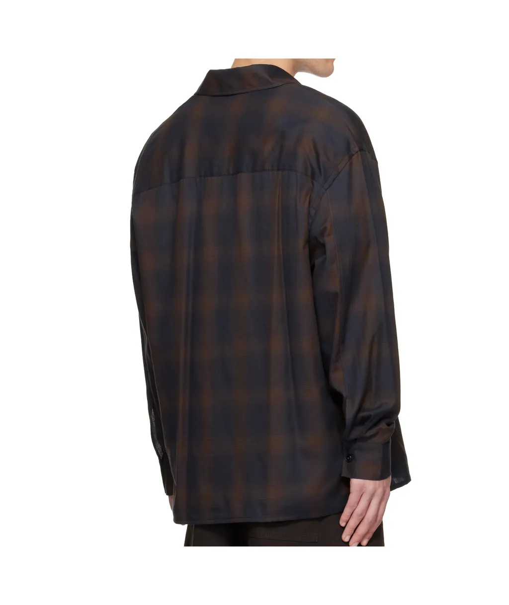 Checked-Pattern Shirt