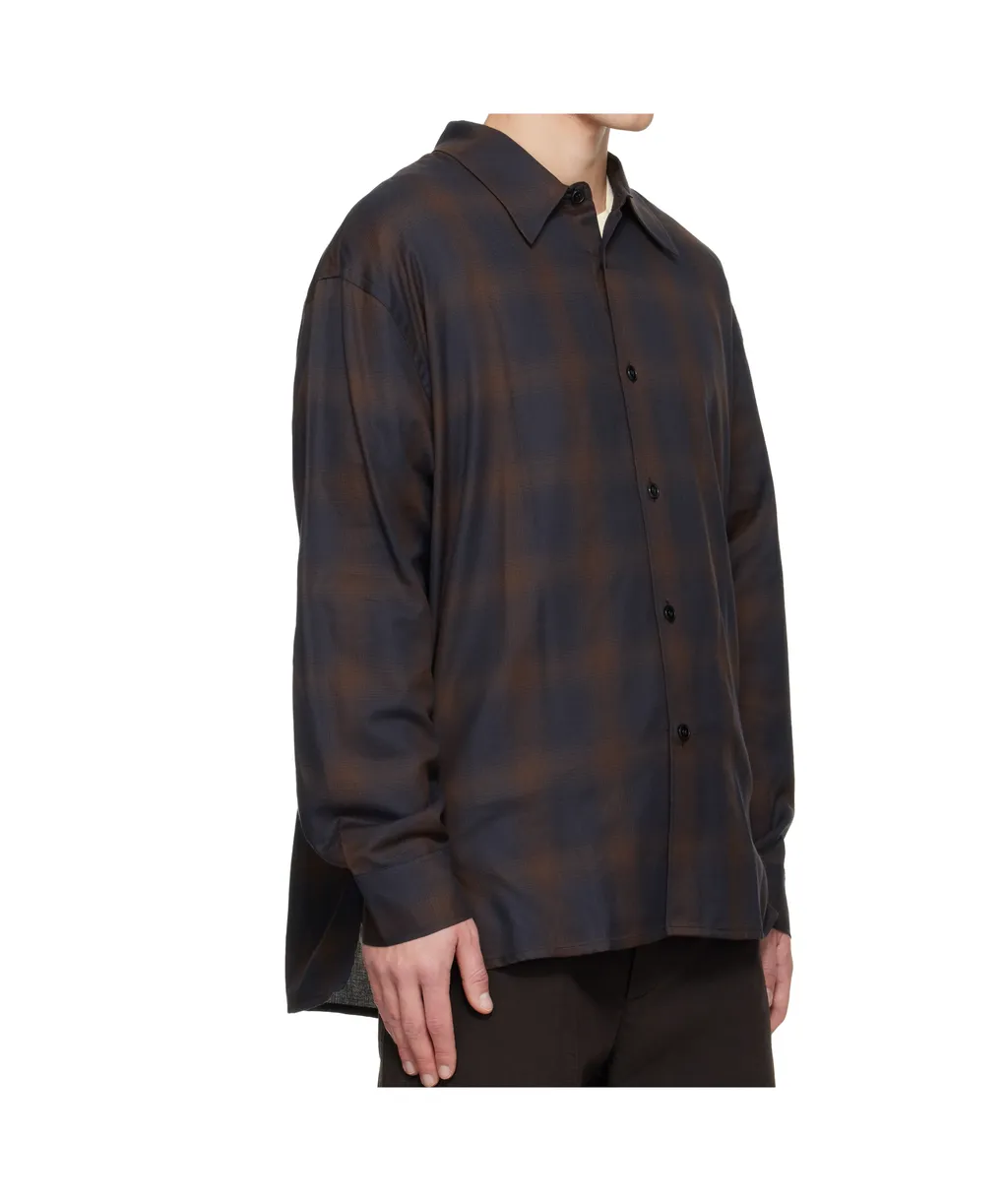 Checked-Pattern Shirt