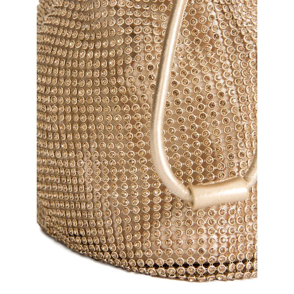 Anya Hindmarch Embellished Drawstring Bucket Bag