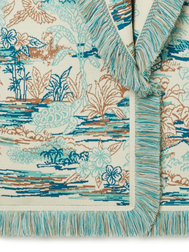 Lost In The Blue Fringed Cardigan
