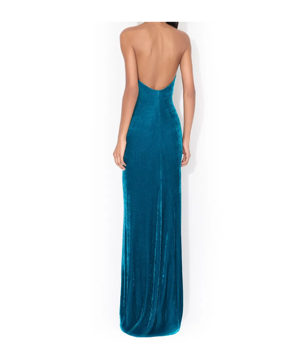 Sculpture Velvet Dress