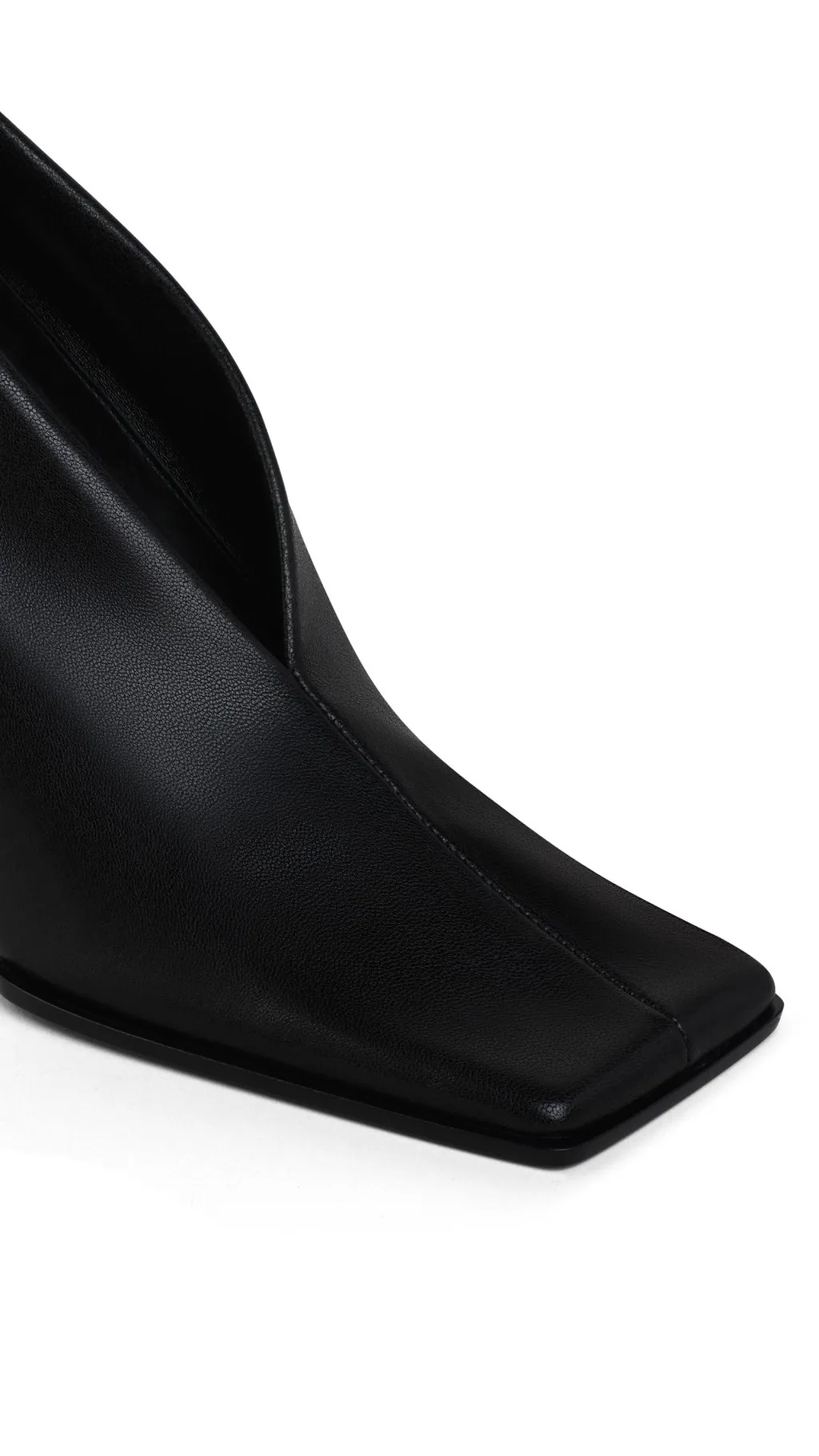 Alaa Aubergine Soft Square Pumps